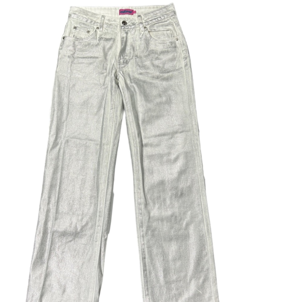 White and silver jeans - Picture 1 of 2